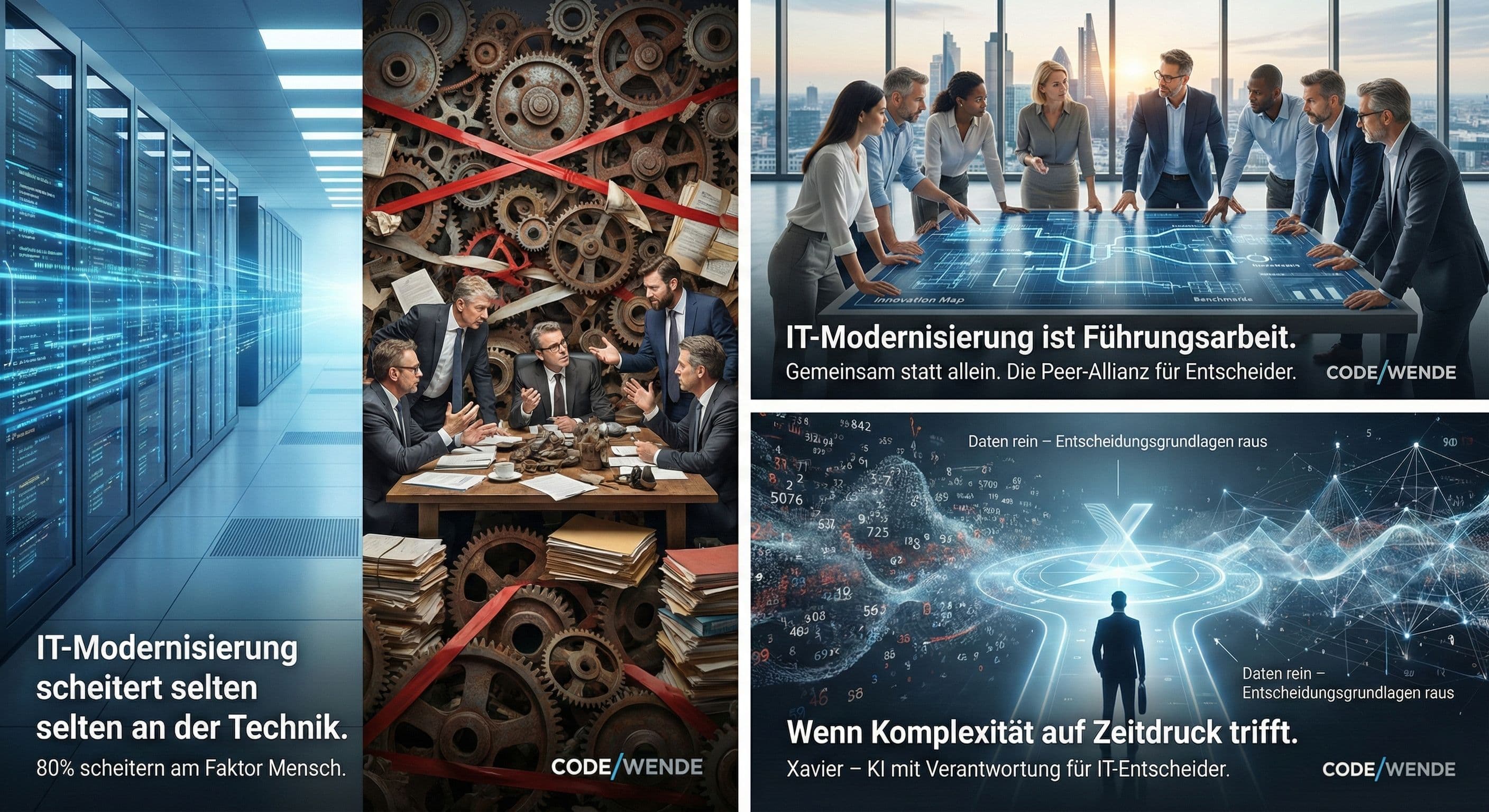 IT-Modernisierung scheitert selten an der Technik.